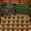 🦖🎅🎄24 Days of Dinosaur Christmas Advent Calendar – 24 Collectible Dino Figurines & Holiday Surprises