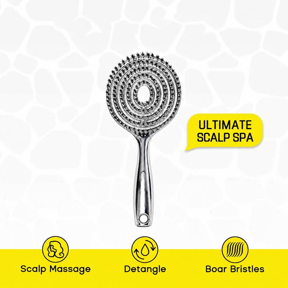 🔥Last Day Promotion 50% OFF | Anti-Static Hollow Round Bristle Brush - Massaging Design for Enhanced Volume 💆
