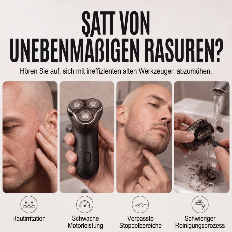 🔥Last Day Promotion 40% OFF   2-in-1 intelligent Electric Shaver for Bald Heads and Beard Trimmer with Digital Display