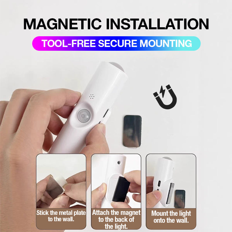🔥2026 Hot Item🔥💡Smart LED Motion Sensor Night Light – Dimmable RGB & Magnetic Stick-On, Add Cosy Ambient Glow to Bedroom, Hallway & Entryway ✨