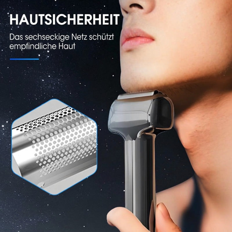🪒 LIMITED 50% DISCOUNT! Rechargeable foil electric shaver for men – 60-minute battery life, IPX6 waterproof, whisper-quiet operation for sensitive skin