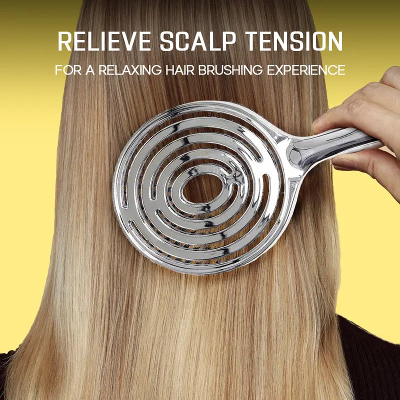 🔥Last Day Promotion 50% OFF | Anti-Static Hollow Round Bristle Brush - Massaging Design for Enhanced Volume 💆
