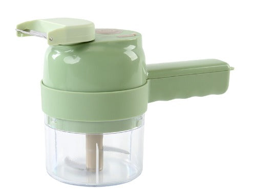 ⏳Time-Limited Special⏰ 4-in-1 manual electric vegetable cutter setMultifunction cordless food processor