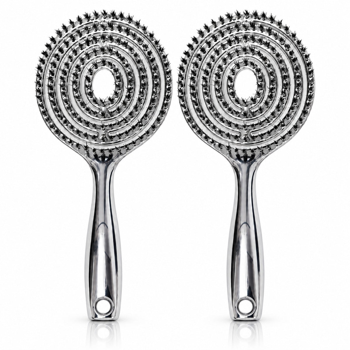 🔥Last Day Promotion 50% OFF | Anti-Static Hollow Round Bristle Brush - Massaging Design for Enhanced Volume 💆