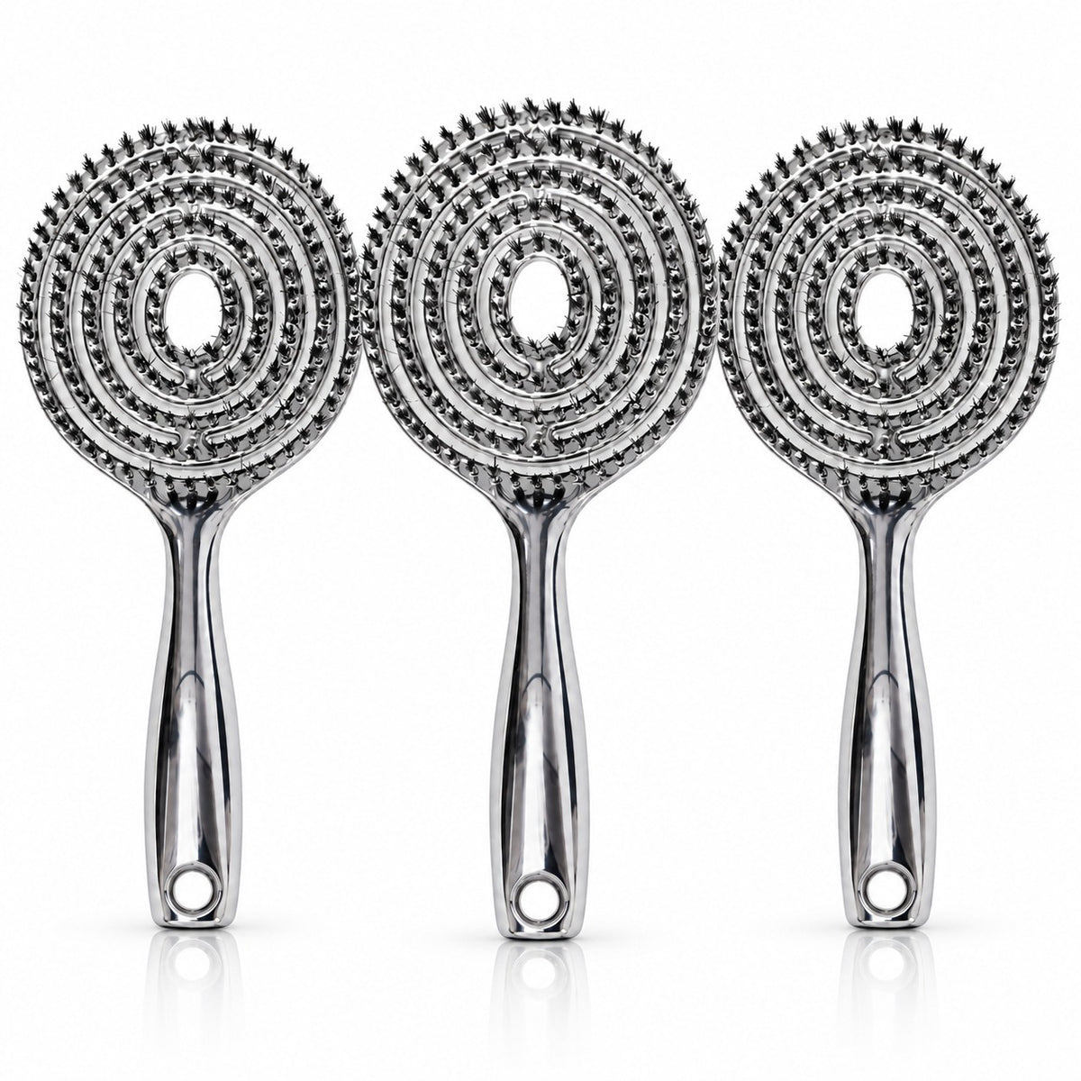 🔥Last Day Promotion 50% OFF | Anti-Static Hollow Round Bristle Brush - Massaging Design for Enhanced Volume 💆