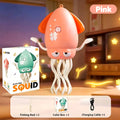 🔥LAST DAY SALE ONLY!! ✨ Dancing Squid Toy,Musical Tummy Time Crawling Toy with LED Lights
