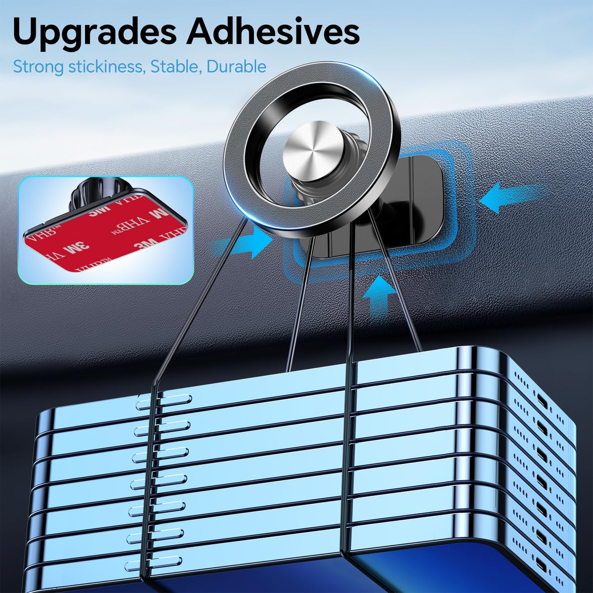 ⏳Time-Limited Special⏰ Car Mount【Strong Magnet】Magnetic Phone Holder for Car Phone Holder Mount Dash Mounted Holders Cell Phone Holders for Your Car Accessories