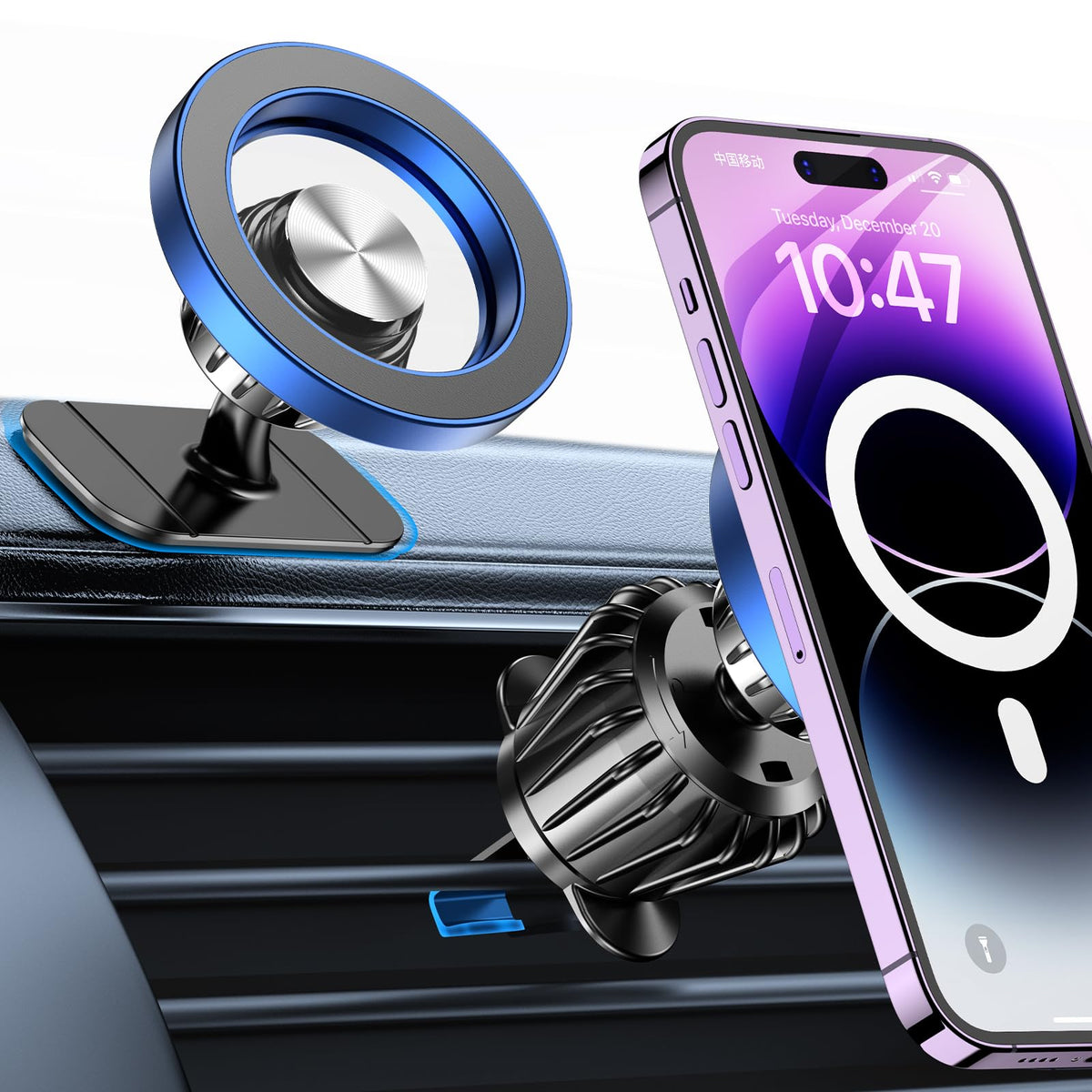 ⏳Time-Limited Special⏰ Car Mount【Strong Magnet】Magnetic Phone Holder for Car Phone Holder Mount Dash Mounted Holders Cell Phone Holders for Your Car Accessories