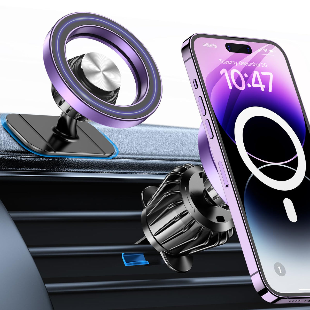 ⏳Time-Limited Special⏰ Car Mount【Strong Magnet】Magnetic Phone Holder for Car Phone Holder Mount Dash Mounted Holders Cell Phone Holders for Your Car Accessories
